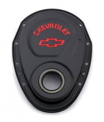 Distributie deksel zwart chevrolet logo, Ophalen of Verzenden, Nieuw