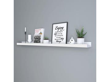 Veiling - SONGMICS Zwevende Fotobalk Wit 110 cm – Retour, Gebruikt