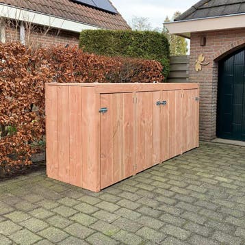 Tijdelijke bodemprijs op de Douglas Kliko-ombouw, Ophalen of Verzenden, Nieuw, Hout, Containerberging