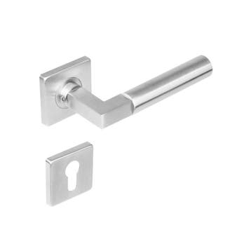 Intersteel Deurkruk Bau-Stil op rozet met, Verzenden, Nieuw