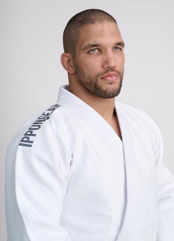 Ippon Gear Fighter 2 Witte jas regular (Maat: 200), Verzenden, Nieuw, Judo, Vechtsportpak