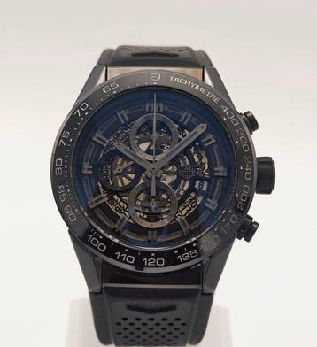 TAG Heuer - Carrera Black Skeleton Ceramic Chronograph -