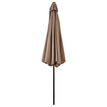 Parasol Budapest tuinparasol met zwengel Ø300 cm beige casa., Verzenden, Nieuw