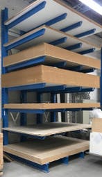 Draagarmstelling nieuw voor opslag plaatmateriaal 3 x 1,5 m, Ophalen of Verzenden