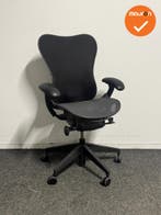 Herman Miller Mirra 2 Bureaustoel – Zwart – Full Option, Werkplek, Ophalen of Verzenden, Gebruikt, Stoel