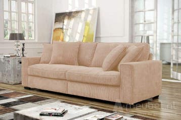Bankstel Venlo - rechte banken - Beige, Nieuw, Stof
