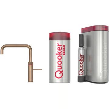 QUOOKER COMBI+ CLASSIC FUSION SQUARE MESSING PATINA +2676, Ophalen of Verzenden, Nieuw