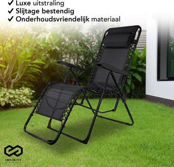 2dekans | Infinity Goods Opvouwbare Tuinstoelen set van 2-, Tuin en Terras, Ophalen of Verzenden, Zo goed als nieuw