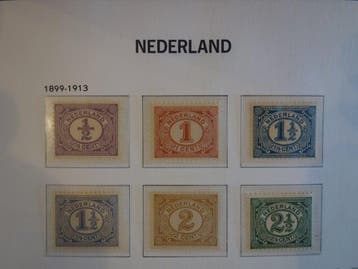 Nederland - 1864/ca.1995 partij postzegels in 9 albums + los, Gestempeld