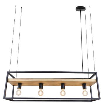 Industriële hanglamp zwart, Frama, Nieuw, Ophalen of Verzenden, 75 cm of meer, Industrieel