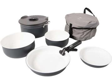 Bo-Camp - Pannenset - 7-Delig - Keramische coating -, Verzenden, Zo goed als nieuw