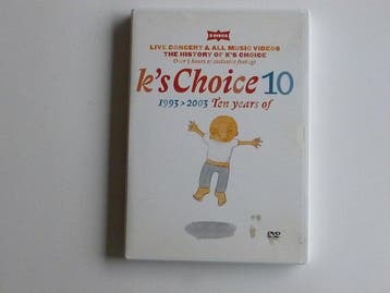 Ks Choice 10 / 1993-2003 Ten years of ( 2 DVD), Ophalen of Verzenden, Zo goed als nieuw