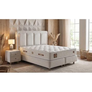 Boxspring Florida Opberg, Ophalen of Verzenden, Nieuw, Tweepersoons