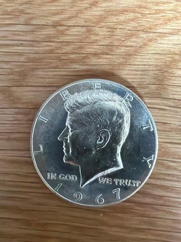 Verenigde Staten. 1/2 Dollar 1967 Kennedy 11,5g (.400)