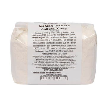 Molen de Hoop Mango-Passie Cakemix 400g, Verzenden, Nieuw