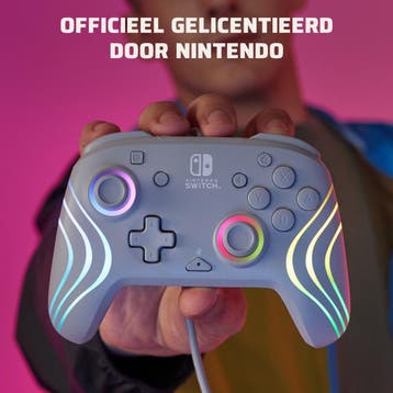 PDP Afterglow WAVE - Bedrade Controller - Grijs - Nintendo, Verzenden, Nieuw