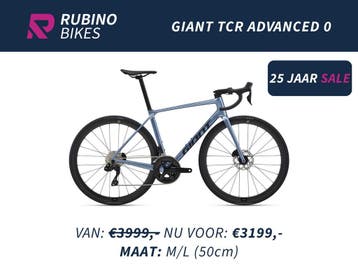 GIANT TCR ADVANCED 0 - 105 Di2 - €800 KORTING - FULL CARBON, Ophalen, 28 inch, Carbon, Nieuw