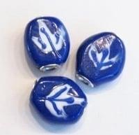 1 x European-style kraal ovaal 20 mm – gat 4,5 mm – koba, Ophalen of Verzenden, Nieuw, Kraal