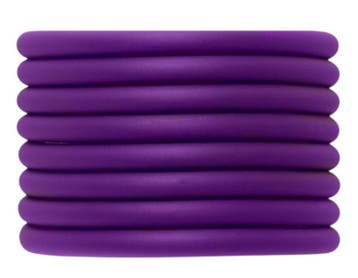 2 meter Rubber koord 5 mm – holle binnenkant – gat Ø 2,, Ophalen of Verzenden, Nieuw, Kraal