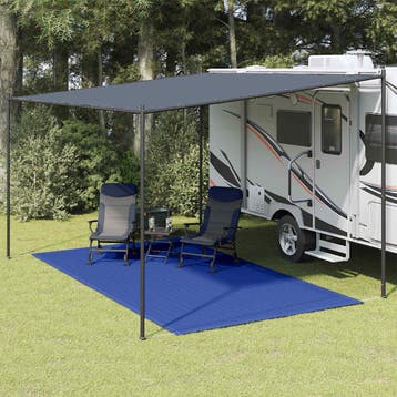 vidaXL Tenttapijt 250x450 cm blauw, Verzenden, Nieuw