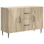 vidaXL Dressoir met lade Sonoma Eiken 89 x 34,5 x 60 cm, Verzenden, Nieuw, Overige houtsoorten, Minder dan 50 cm