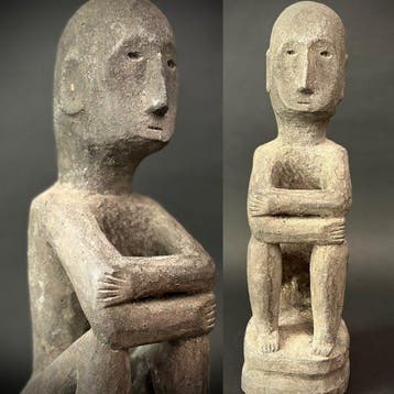 oude Rice god - 45 cm - Bulul - Ifugao - Filipijnen (Zonder, Antiek en Kunst