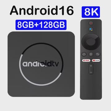 Android TV Box Q10: 8K Ultra HD Media Player met Dual Band W, Verzenden, Nieuw