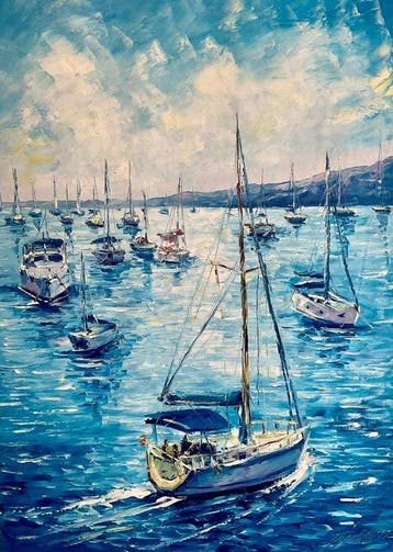 Yuni R. P - Calma en la bahía