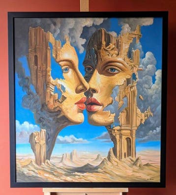 Wilhem von Kalisz - Horizons Dressed in Reverie (Framed,, Antiek en Kunst