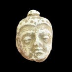 Gandhara Steen Boeddha-hoofd (Zonder minimumprijs), Antiek en Kunst