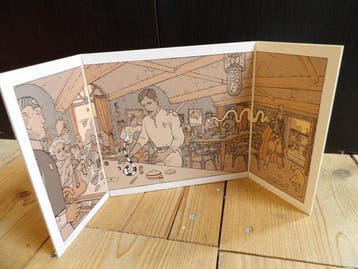 Jean Giraud / Moebius – Major Fatal - zeefdruk-triptiek -, Nieuw