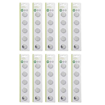 Knoopcel batterij CR2450 - Nedis - 50 stuks (Lithium, 3 V), Verzenden, Nieuw