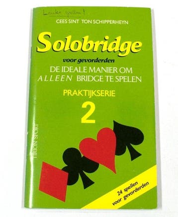 Solobridge Voor Gevorderden Praktijkserie 2 - Schipperheyn, Verzenden, Gelezen