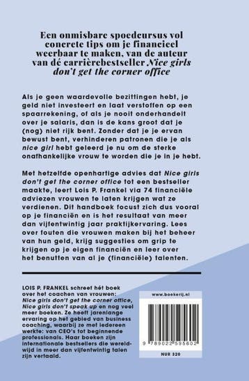Nice girls dont get rich 9789022595602 Lois P. Frankel, Boeken, Verzenden, Zo goed als nieuw, Lois P. Frankel