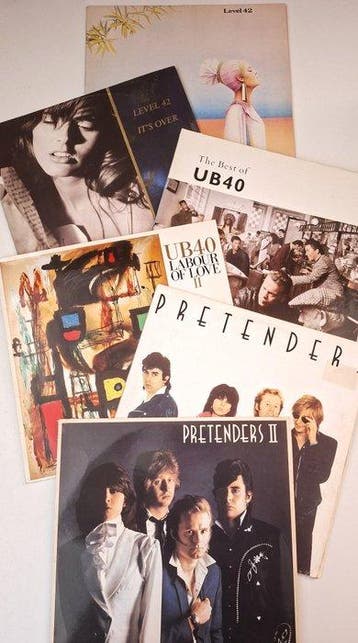 UB40, Level 42 and the Pretenders - 8x LPs and 4x Maxi, Cd's en Dvd's, Nieuw in verpakking