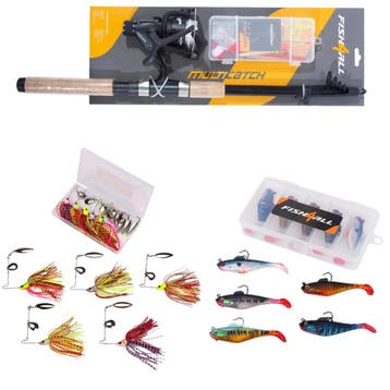Fish4All Multi-Catch Combo Complete Hengelset 2.10m, Verzenden, Nieuw