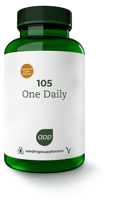 AOV 105 One daily - 60 tabletten, Diversen, Verpleegmiddelen, Nieuw, Verzenden