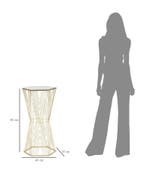 TELEFOONHOUDER LIJNEN 6 CM 40X35X80, Huis en Inrichting, Tafels | Sidetables, Ophalen of Verzenden, Nieuw