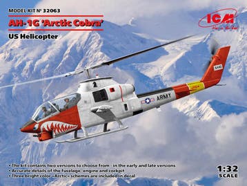 ICM 32063 AH-1G Arctic Cobra, US Helicopter Bouwpakket, Hobby en Vrije tijd, Modelbouw | Vliegtuigen en Helikopters, Verzenden