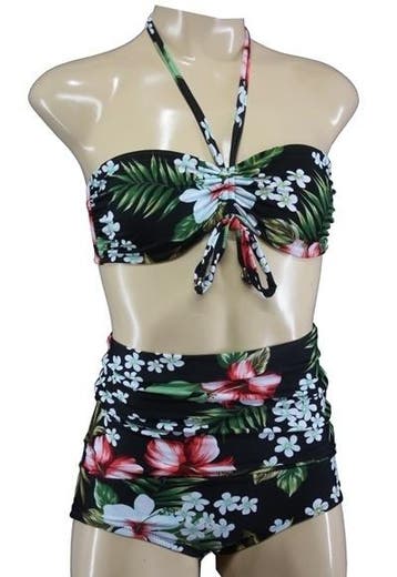 Aloha Beachwear, Bandeau Bikini Hawai Vintage High Waist., Verzenden, Nieuw