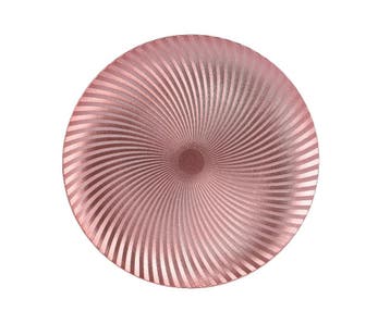 Onderbord parelmoer roze 33 cm rond kunststof, Ophalen of Verzenden, Nieuw