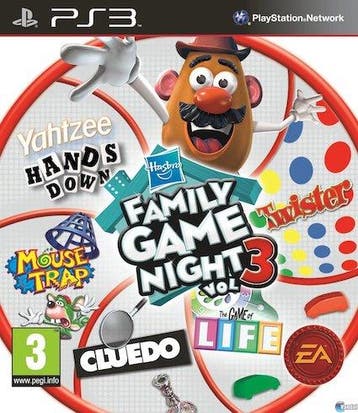 Hasbro Familie Spellen Avond 3 (PS3 Games), Ophalen of Verzenden, Zo goed als nieuw