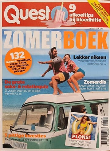Quest Vakantieboek 2019 - Hearst Magazines Netherlands B, Verzenden, Zo goed als nieuw, Hearst Magazines Netherlands B