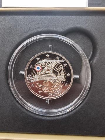 Frankrijk. 2 Euro 2024 La Tour Eiffel Danse Proof (Zonder