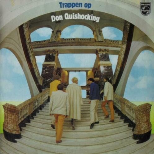 Cabaret Don Quishocking - Trappen op, Cd's en Dvd's, Vinyl | Nederlandstalig, Gebruikt, 12 inch