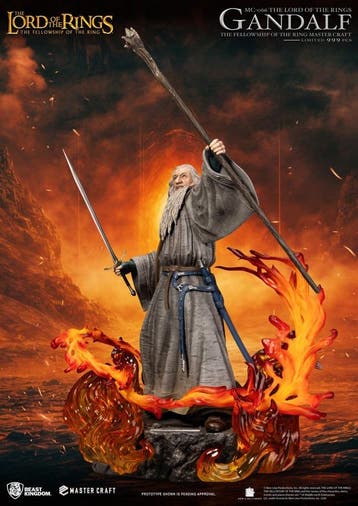 Lord of the Rings Master Craft Statue Gandalf 58 cm, Ophalen of Verzenden, Nieuw
