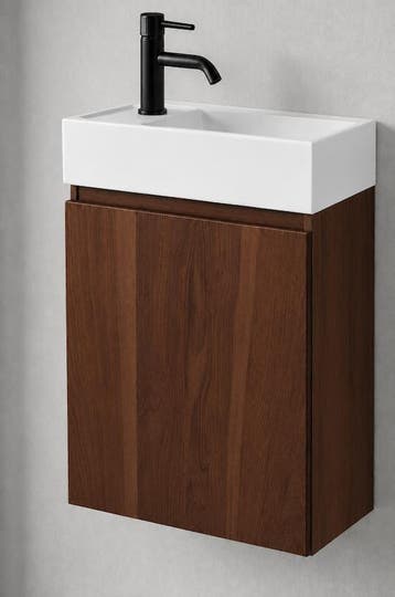 SALE - Volda 40 links - Walnoot - Toiletmeubel -, Ophalen of Verzenden, Nieuw