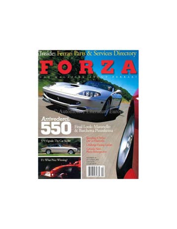 2002 FERRARI FORZA MAGAZINE 40 ENGELS, Nieuw, Ferrari, Author
