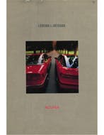 1990 ACURA INTEGRA | LEGEND BROCHURE ENGELS (USA), Nieuw, Author