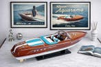 Maquette Riva Aquarama 53 cm bois Luxe bateau 1:14 -, Nieuw